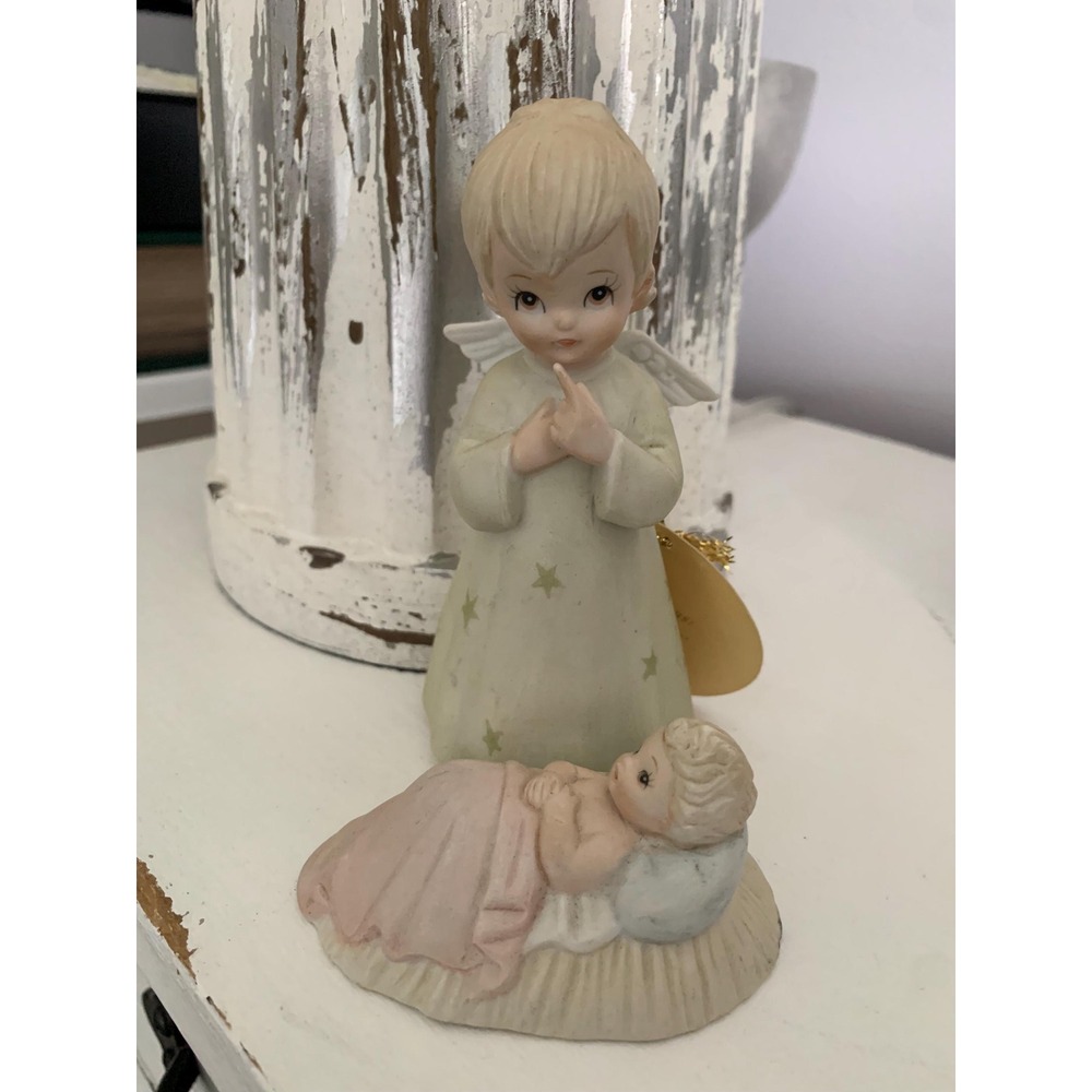VTG 1983 Lefton Baby Jesus Lord‎ of All Christopher Collection Holy Treasures